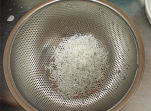 シラスは塩抜き